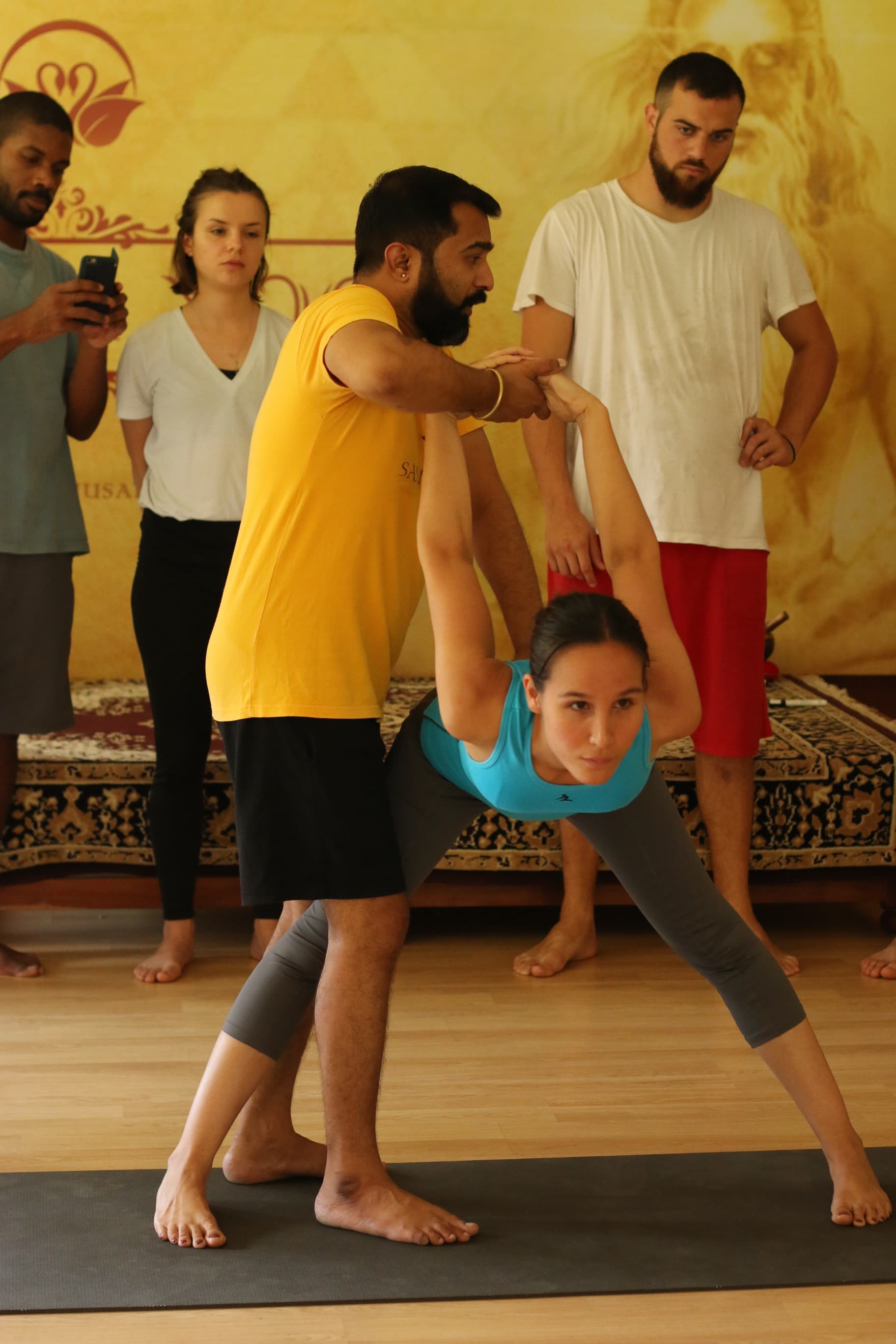 Ashtanga Yoga Pose Adjustment — Teacher Training, Mysore