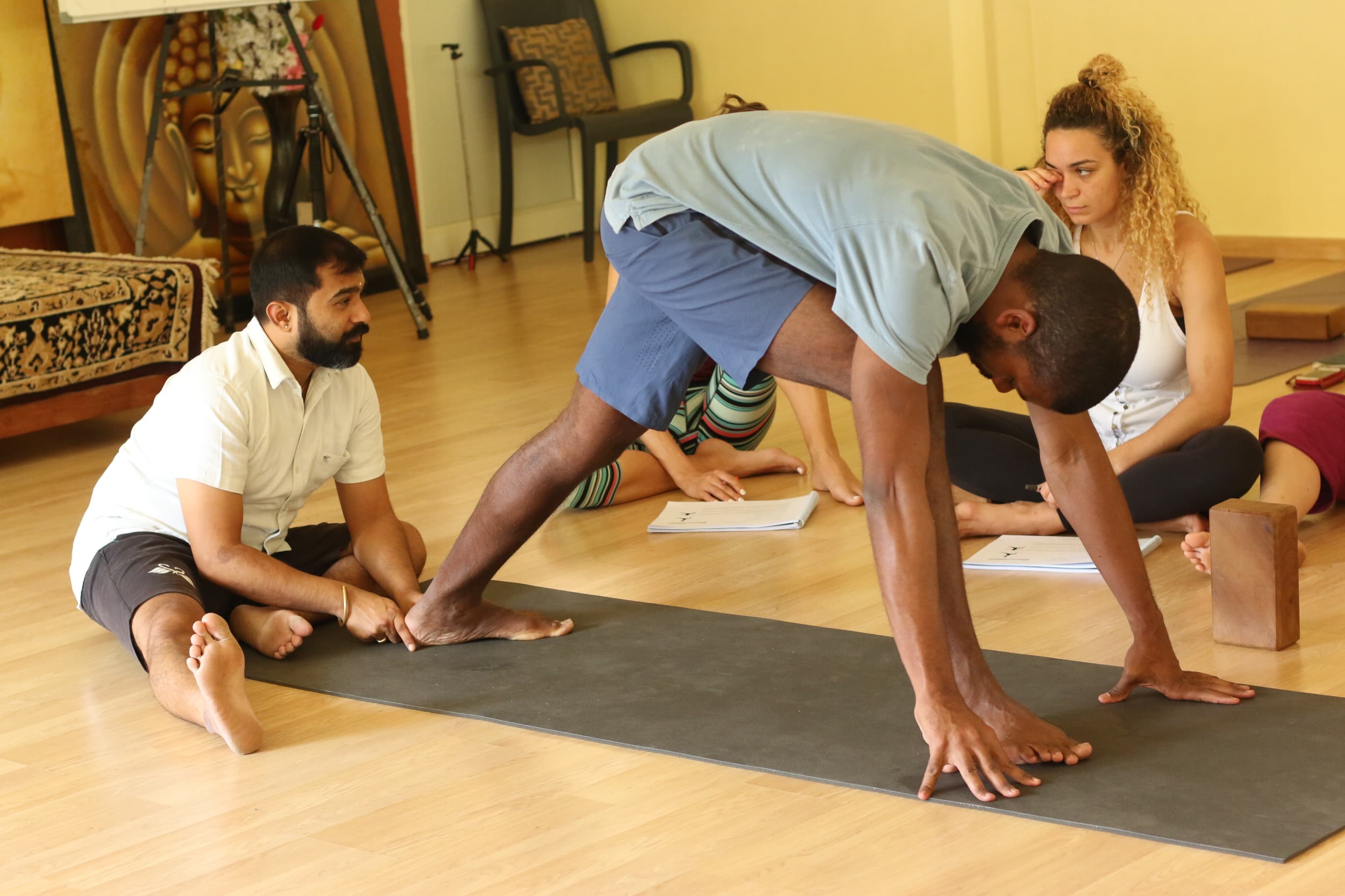 Yoga Teacher Training — Forward Fold Instruction, Mysore